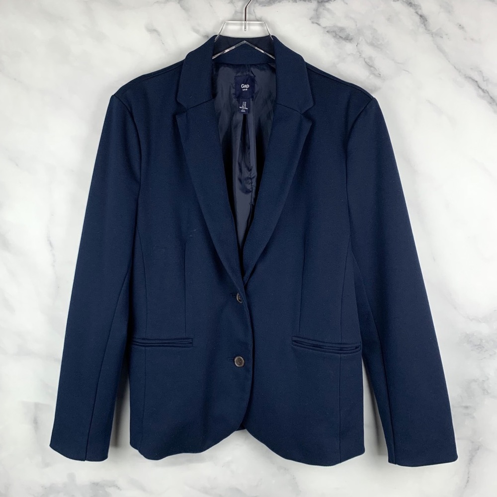 🔥GAP Structured Soft Knit Business Blazer Jacket